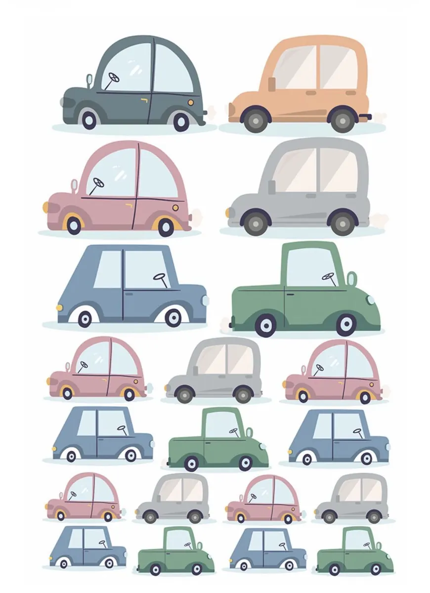 Stickers Minicars